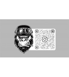 Stickers QR code monkey