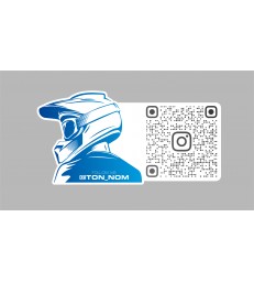 Stickers QR code rider