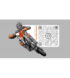 Stickers QR code Supermoto